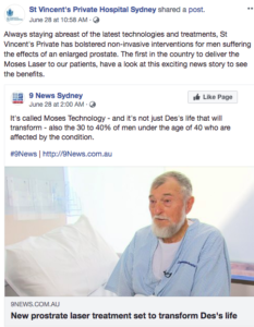 hospital social media